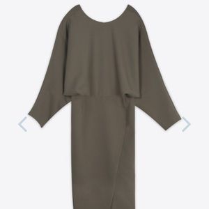 NWOT NEVER WORN OAK + FORT Dress in Olive